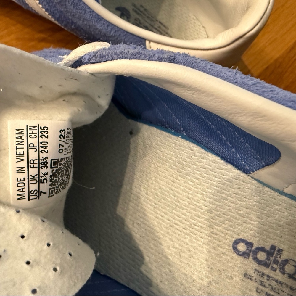 Adidas Gazelle Indoor Blue Fusion Gum Women’s Sneakers - Picture 6 of 7